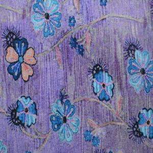Quality 55% Viscose 45% Ramie Digital Printing Dress Cotton Fabric wholesale