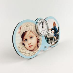 Quality Sublimation Coating Wooden 5mm Thickness Digital Alarm Clock wholesale