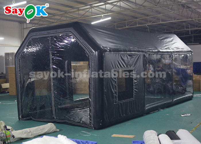Tent Inflatable 6*3*2.5m Oxford Cloth Inflatable Spray Booth For Car Maintenance