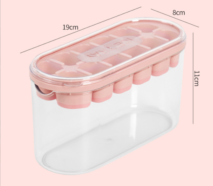 Food Grade Silicone Ice Cube Mold for Large Capacity Storage in Household Refrigerators