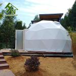 2022 Outdoor Family Garden Glamping Dome House 6m Dome Tent with Bathroom