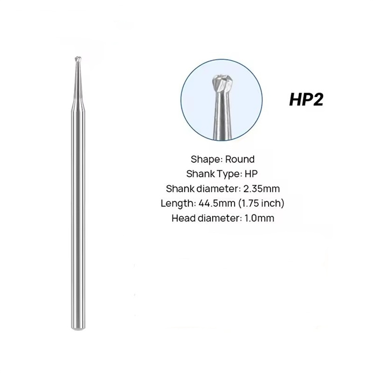 Dental Lab Tungsten Carbide Burs 10pcs/Box Dental Round Carbide Burs For Polishing