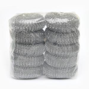 Quality Kitchen Zinc Coated Washing Scourers / Galvanize Wire Mesh Pot Scourer wholesale