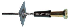 Quality Waterproof Walls Galvanized Tie Rods Steel Non Recoverable With Welded Plate wholesale