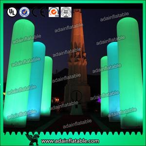 Quality 3M Inflatable Pillar Entrance Decoration Lighting Inflatable Column For Wedding wholesale