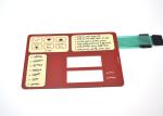 Metal Dome Membrane Switch LED , Embossed Tactile Membrane Keyboard