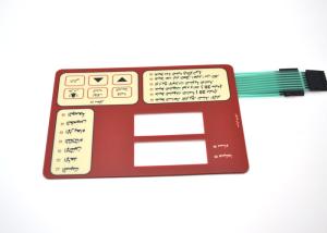 Quality Metal Dome Membrane Switch LED , Embossed Tactile Membrane Keyboard wholesale