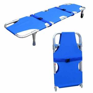 Quality Lightweight Patient Transport Stretcher Aluminum Alloy Stretchers, Medical Emergency Stretcher Bed wholesale