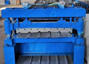 Quality 1250mm Ppgi Sheet Metal Roll Forming Machine With Hydraulic Cutting wholesale