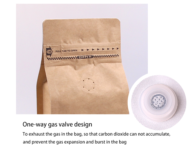 2023 Arrive Custom Printed Packaging Coffee Zipper Bag Bags With Valve And Zipper For Tea