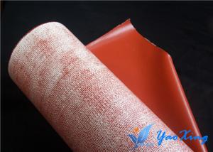 Quality Heavy Duty Silicone Coated Fiberglass Cloth For Heat Resistance And Insulation Sleeve wholesale