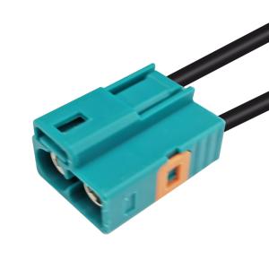Quality Code Z Twin FAKRA Aerial Adapter Connector WaterBlue Color For Coaxial Cable wholesale