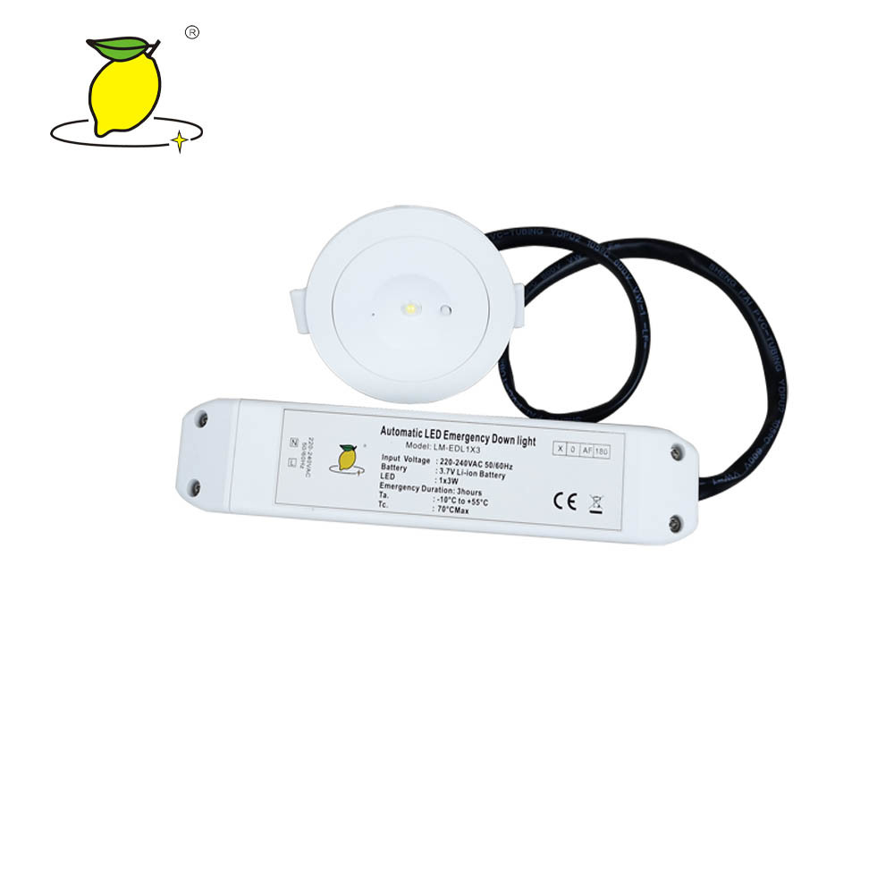 maintained emergency downlight AC 120 - 270V led rechargeable lights