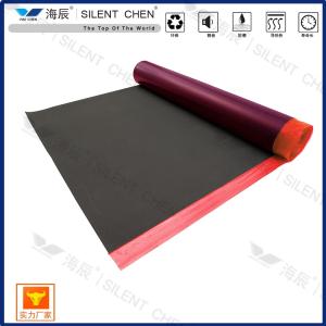 Quality 3mm EVA Acoustic Underlayment With Red PE Film Noise Reduction wholesale
