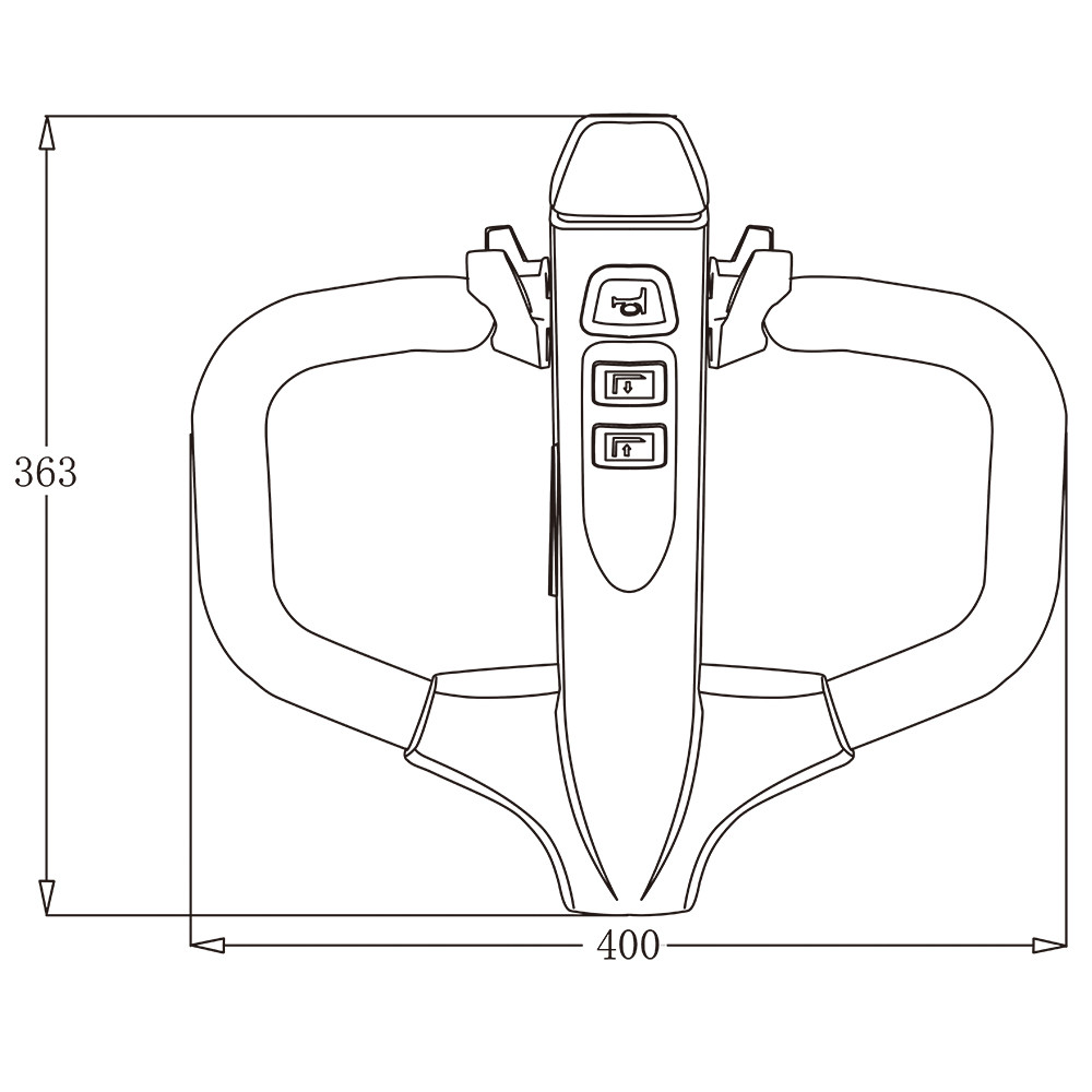 CE Microswitch EPT REMA Tiller Head With Release Lever