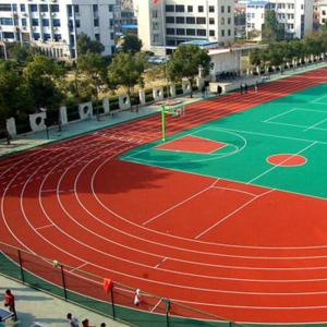 Quality ISO14001 13mm All Weather Athletic Rubberized Track Surface Fadeless wholesale