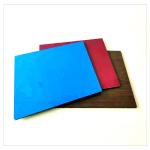 Plastic 2.5mm Aluminum Composite Panel Wooden Color Coating For Surface