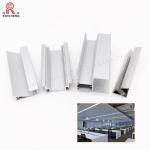 Indoor Aluminium LED Strip Light Profile 3mm Thickness Wall Mounted