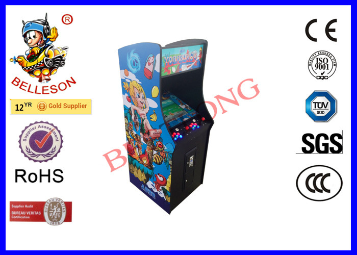 Blue Wonderboy Coin Operated Arcade Machines Support DIY Sticker