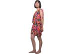 Breathable Ladies Satin Pyjamas / Womens Satin Nightwear With Tassels At