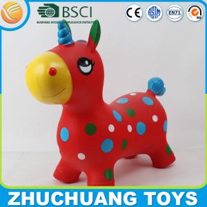 Quality jumping plastic horse unicorns toy wholesale