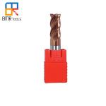 Wholesales AlSiN Coating HRC55 4Flute Square Solid Carbide End Mill Cutter