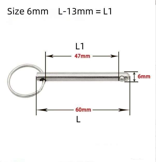 Custom Silver Stainless Steel Spring Loaded Ball Lock Pin for Air Shipping and Professional Customization Solutions