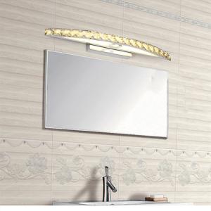 Quality Residential Wedding Bathroom Led Crystal Mirror Lamp AC265V wholesale