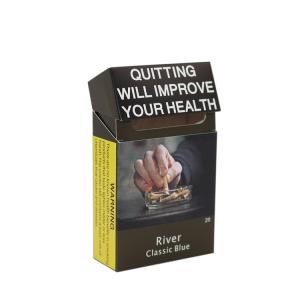 Quality Disposable Flip Top Gloss Coating Paper Tobacco Pack wholesale