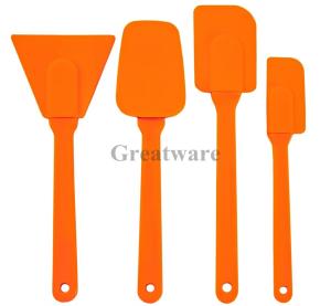 Quality Silicone 4 Piece Kitchen Spatula Cooking Utensils Set wholesale