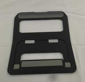 Quality Black 230*210*4mm Macbook Metal Stand Anodizing Aluminum Laptop Tray wholesale