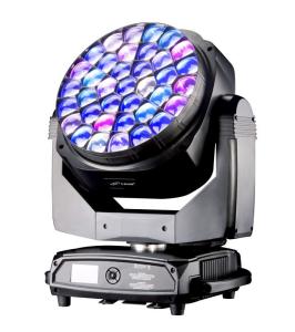 Quality 50000 hours 37x15w music stage LED Wash Moving Head 4-60 Degree Zoom Angle wholesale