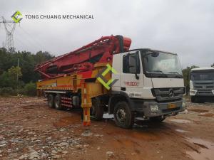 Quality In 2016 Sany Heavy Industry Mercedes-Benz Used Concrete Pump Truck 62 Meters wholesale