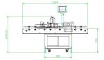 Stainless Steel Wine Bottle Labeling Equipment Stick Automaticlly