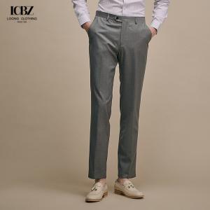 Quality Customized Color 70% Wool Men's Pants Knitted Weaving Method Slim Fit Golf Trousers wholesale