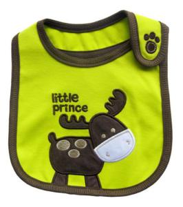 Quality Green Newborn Baby Bibs / Baby Boy Bibs / Baby Girl Bibs with Cute Donkey wholesale