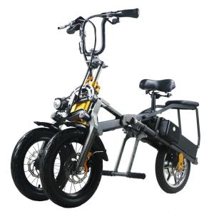Quality Lightweight Electric Powered Tricycle 14 Inch Aluminium Alloy Frame wholesale