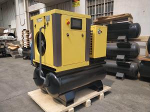 Quality screw compressors combined with air tank and air dryer 7.5kw wholesale