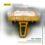 custom 1-200 ton heavy duty industrial trailer towed by forklift free turning