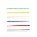 Colored 40 Pins 2.54mm Single Row Straight Pin Header Male Connector Strip for