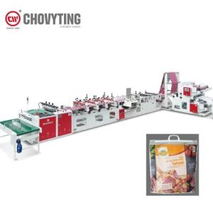 Quality Food Packaging Three Side Seal Pouch Making Machine 70pcs/min wholesale