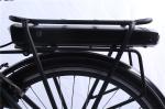 28 Inch Mid Drive Electric Bicycles With LCD Display Rear Carrier Battery