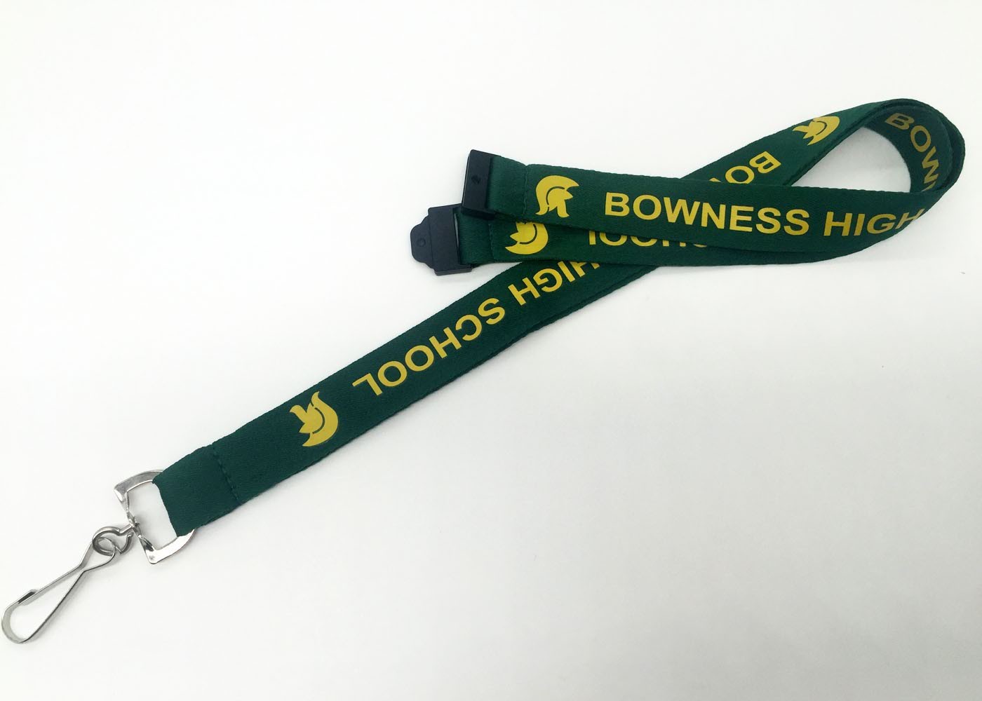 Polyester / Nylon / Bamboo Custom Single Lanyard For School Id