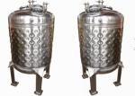 1000L Pillow Plate Jacket Tank , Wine Jacketed Storage Tank
