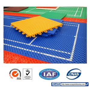 Quality 350g Weather Resistant Plastic Interlocking Floor Modular Outdoor Sports Surfaces wholesale