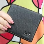 pu men wallet casual short purse for men