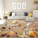 3D Lavender Tulip Pattern Household Bedroom Living Room Floor Carpet Special