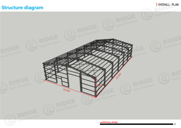 High Strength Prefabricated Industrial Shed Steel Structure Sandwich Panel Prefab House