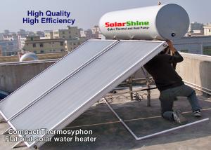 Quality Flexible Flat Plate Solar Water Heater , Solar Energy Water Heater For House wholesale