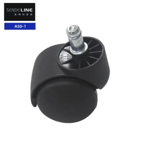 Quality Nylon Office Chair Casters Replacement 200kg Load Capacity Universal silent wheel wholesale